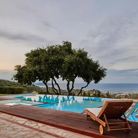 Wild Oak Estate - Stone Villa With Sea Views , By Zantewize Argassi